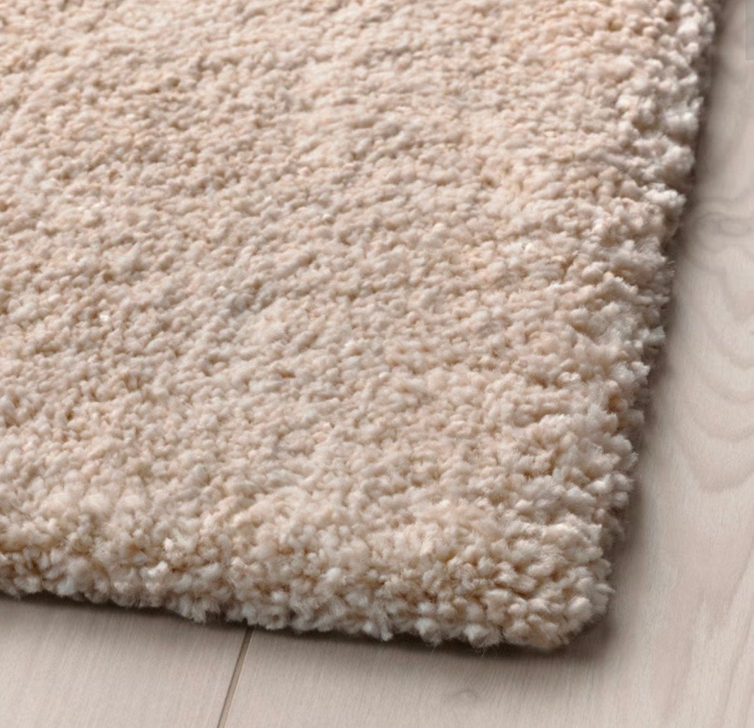 Ikea stoense vloerkleed nieuw, 200 cm of meer, Beige, Rechthoekig, Ophalen