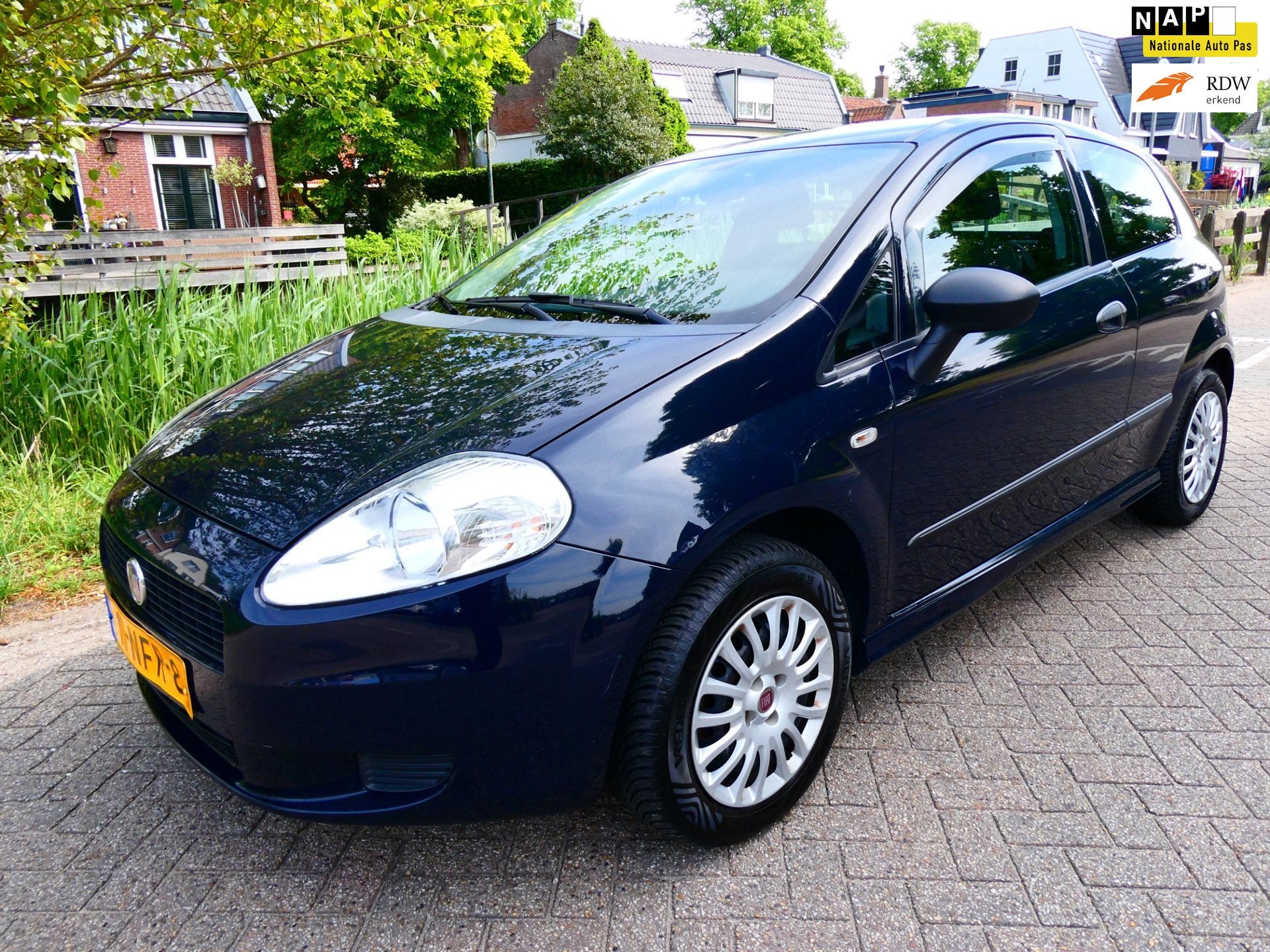Fiat Grande Punto 1.3 M-Jet 86pk Actual Zuinig A-Label TOP-, Auto's, Voorwielaandrijving, Euro 5, Gebruikt, 4 cilinders