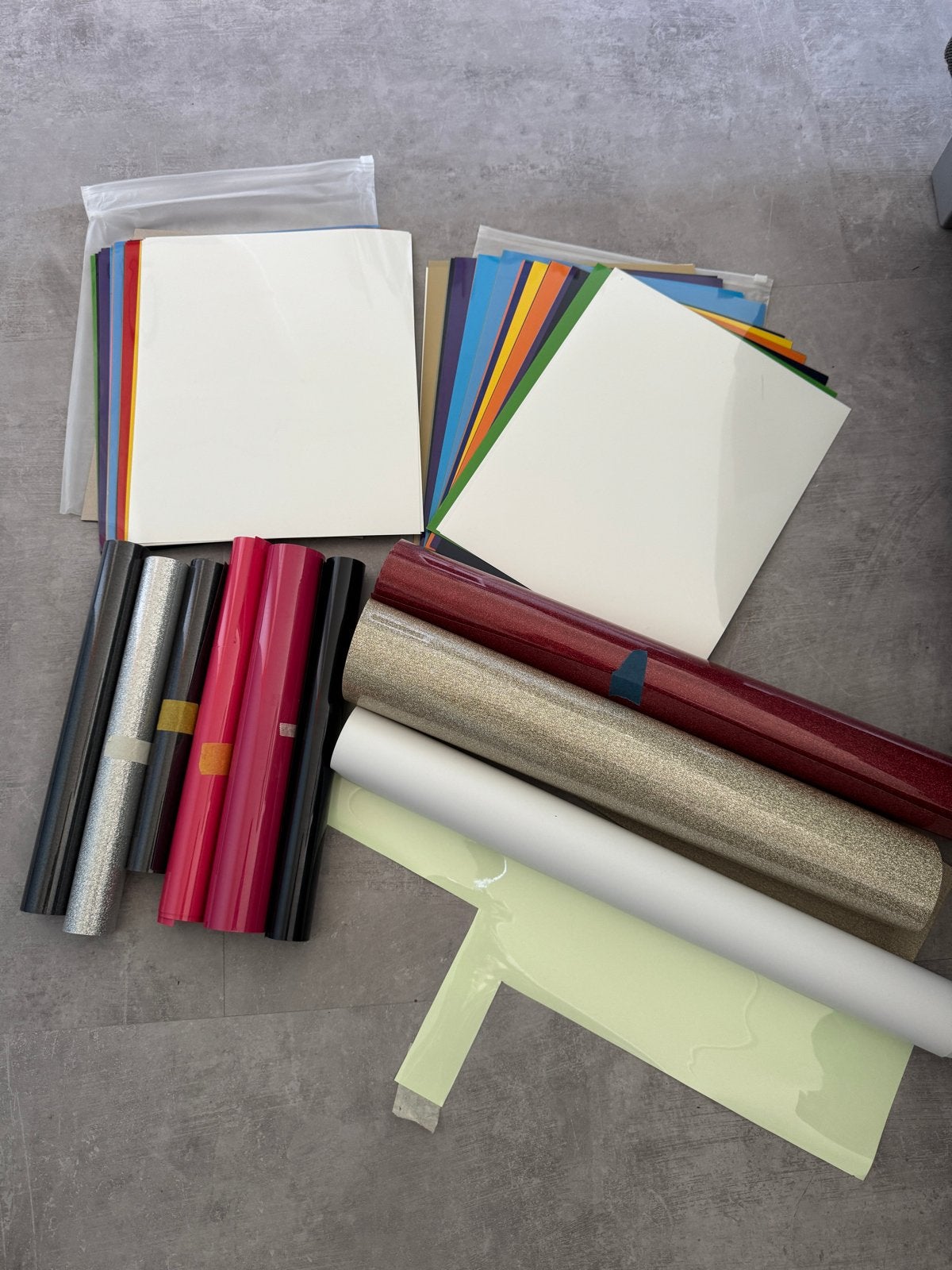 Diverse Iron-on Vinyl Rollen voor Plotter Machine, Geschikt voor stof, Textiel, Nieuw, Meerkleurig
