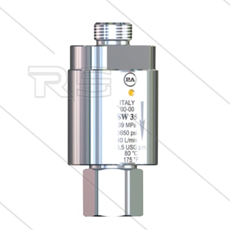 RVS-Messing Swivel 350 Bar Draaiverbinding, Verzenden