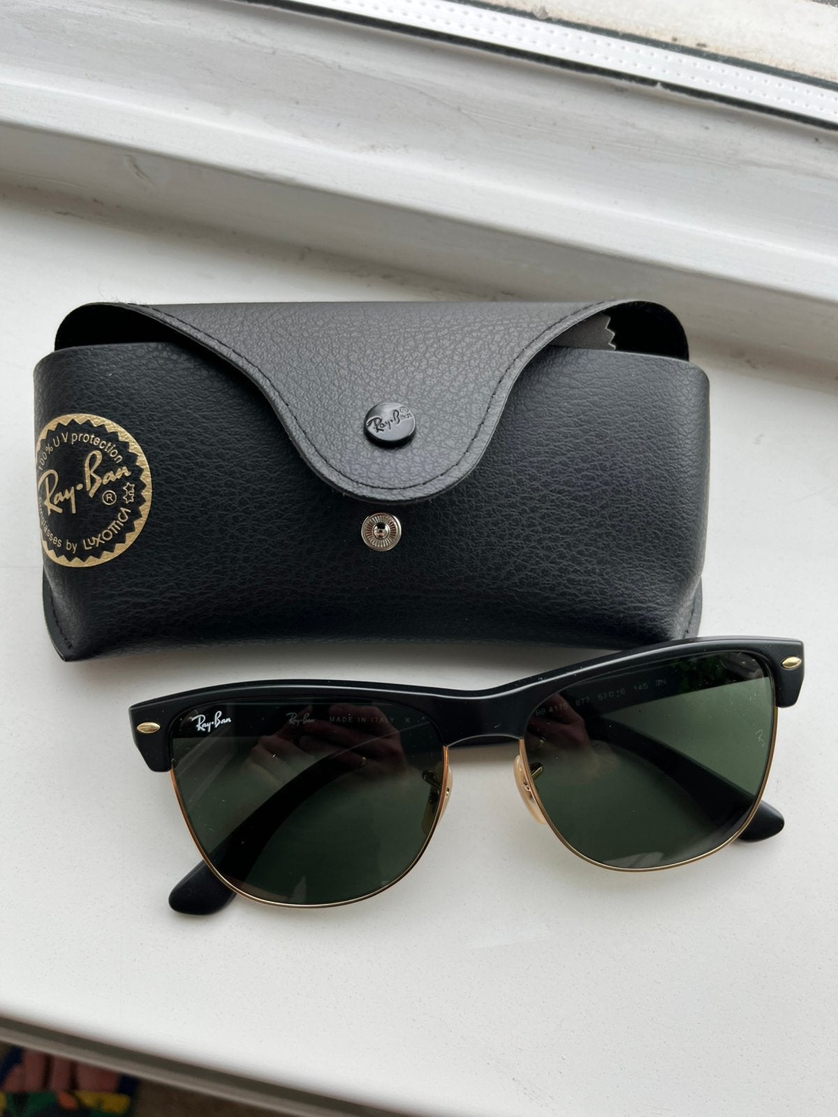 2 Rayban zonnenbrillen, Ophalen, Zonnebril, Zwart, Zo goed als nieuw