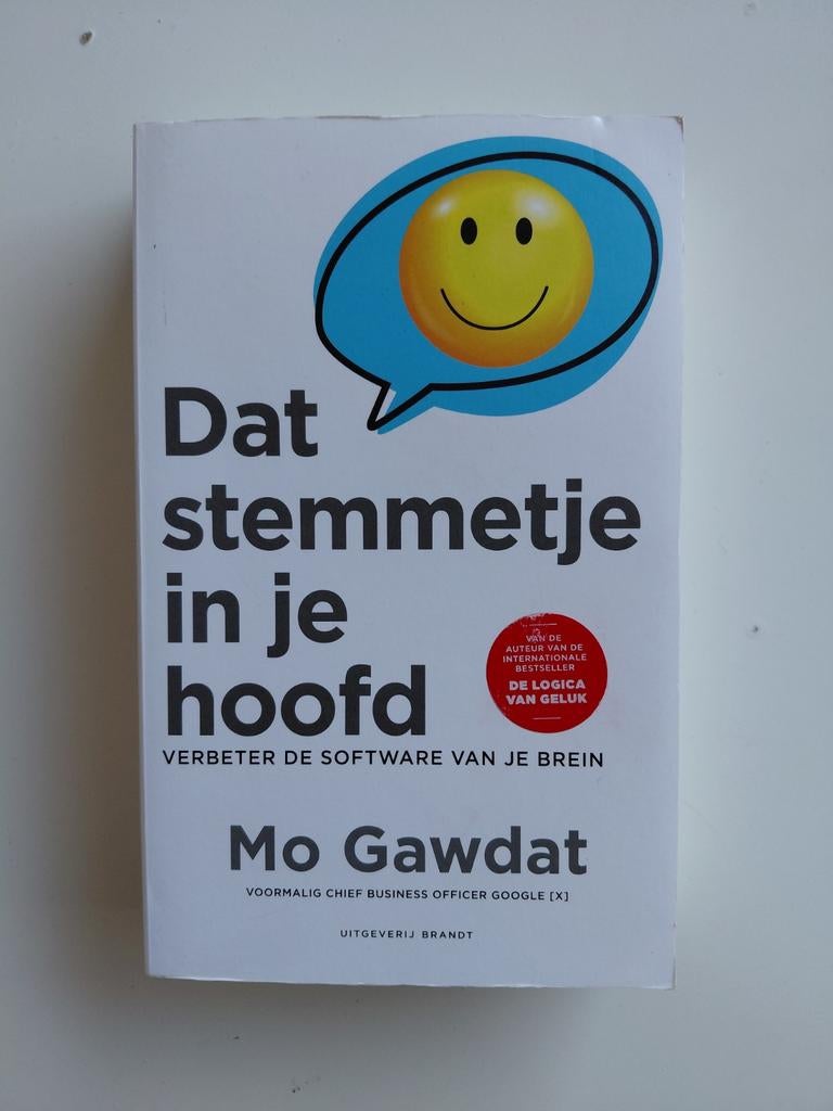 Mo Gawdat - Dat stemmetje in je hoofd, Ophalen of Verzenden, Zo goed als nieuw, Nederland, Mo Gawdat