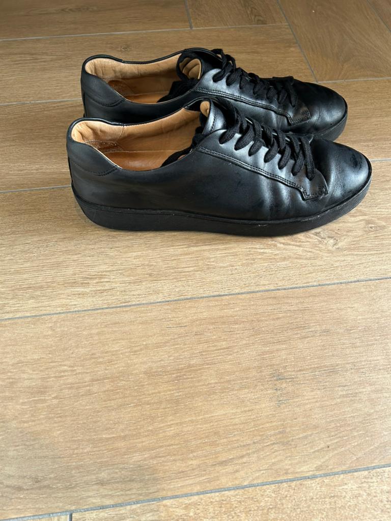 Tiger of Sweden Leren Sneakers Maat 43, Kleding | Heren, Zwart, Ophalen of Verzenden, Sneakers of Gympen, Gedragen