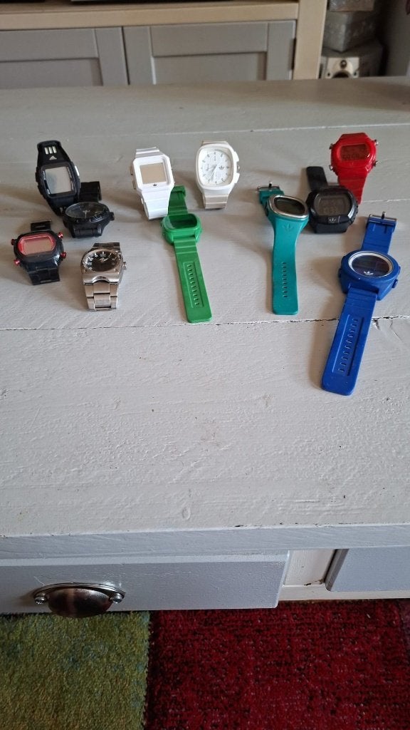 Adidas horloges 20x, Overige merken, Overige materialen, Gebruikt, Polshorloge