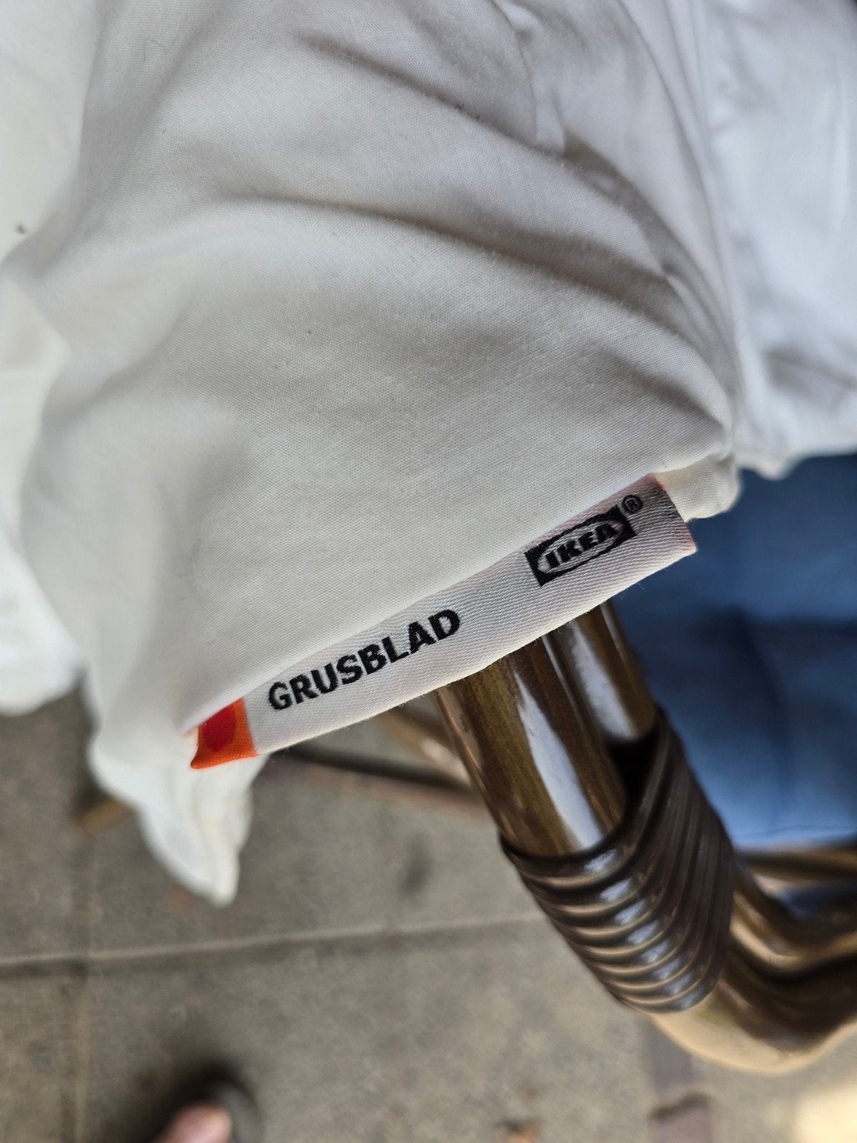Gratis Ikea dekbed + kussens, Ophalen, Gebruikt, Wit, Tweepersoons