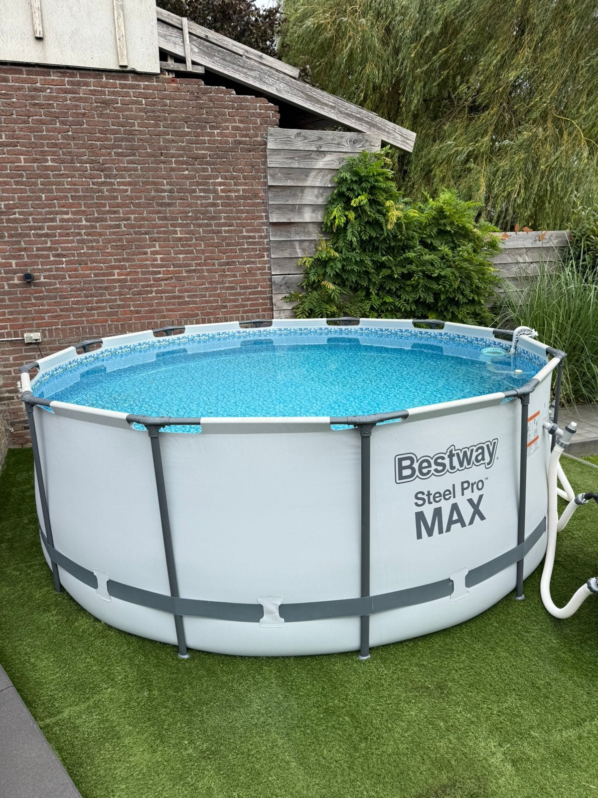 Bestway steelpro MAX 3,65, Gebruikt, Rond, 300 cm of meer, Opzetzwembad