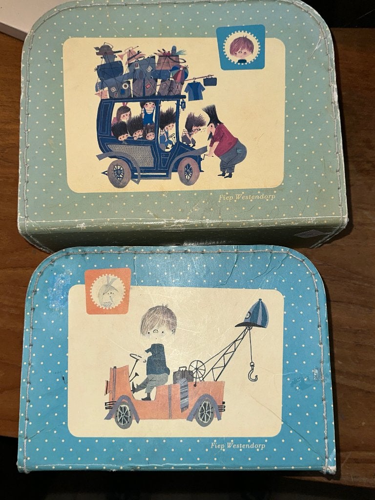 2 st lunchkoffertjes pluk van de petteflet fiep westendorp, Verzamelen, Ophalen, Gebruikt