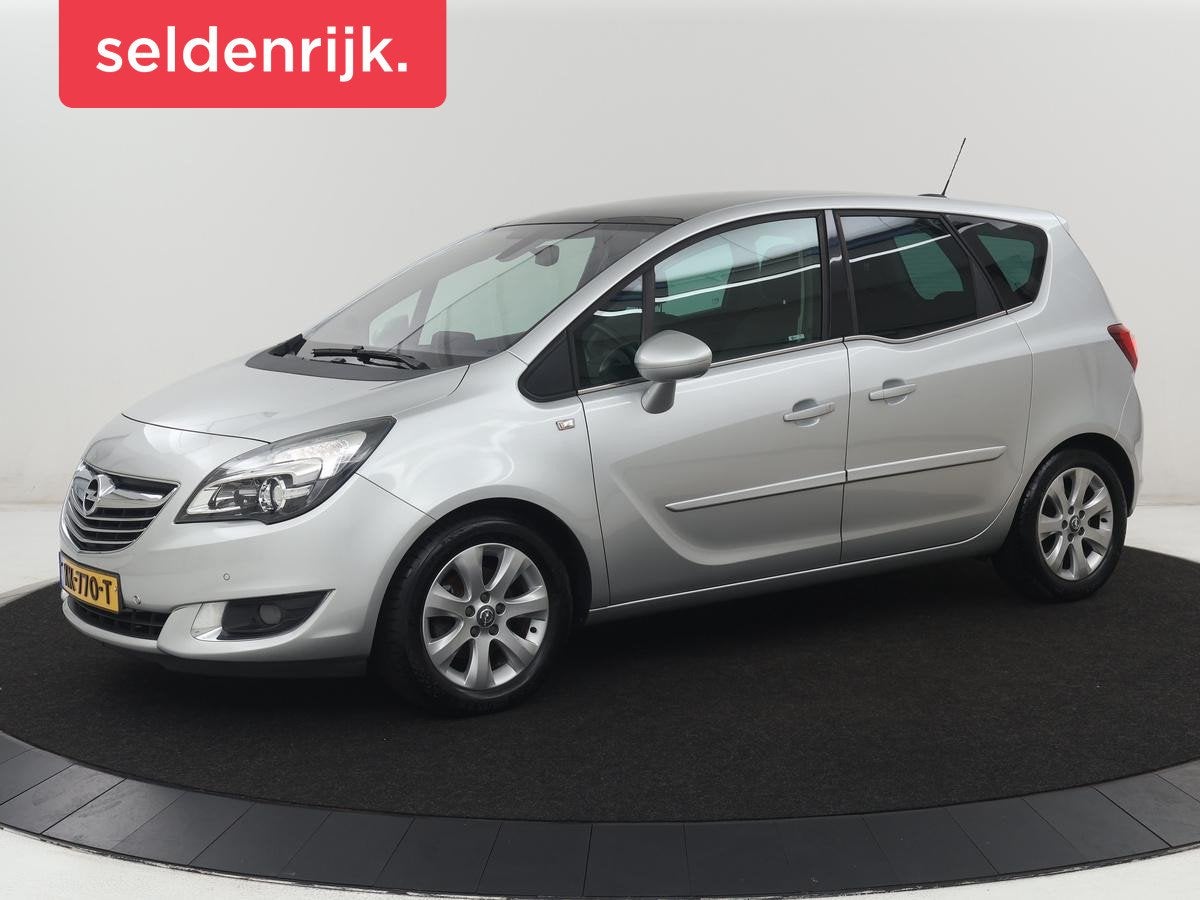Opel Meriva 1.4 Turbo Blitz | Panoramadak | Trekhaak | Leder, Voorwielaandrijving, Stof, Gebruikt, 4 cilinders