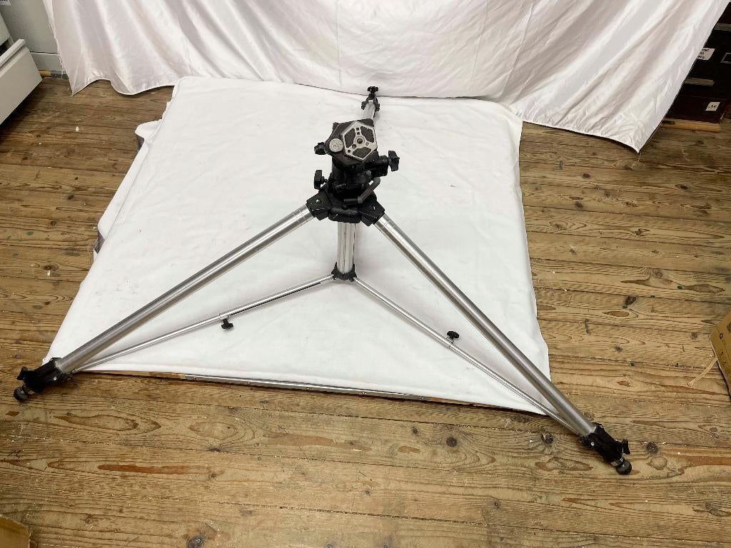 Manfrotto statief #117 met manfrotto #136 kop en Dolly, N, 175 cm of meer, Manfrotto, N