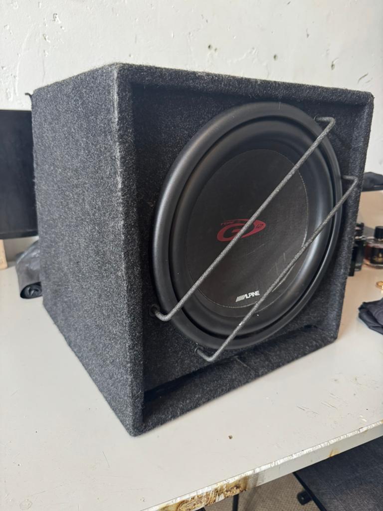 Alpine Subwoofer, Auto diversen, Ophalen, Zo goed als nieuw