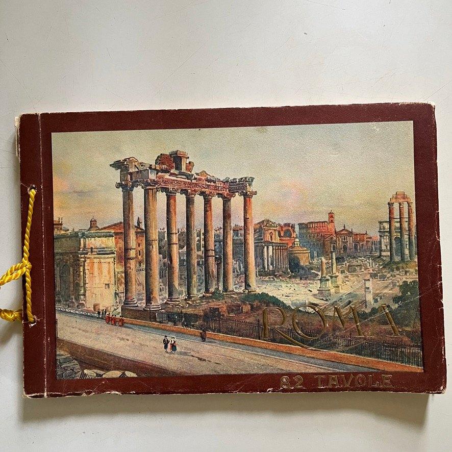 Antiek fotoboek van Rome, Ophalen of Verzenden, Gelezen, Europa