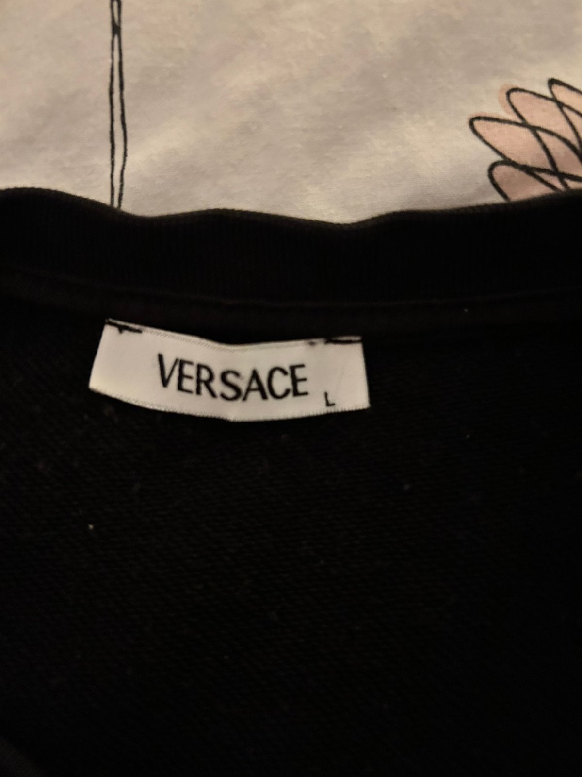 Versace pullover, Ophalen of Verzenden, Zo goed als nieuw, Maat 52/54 (L), Zwart