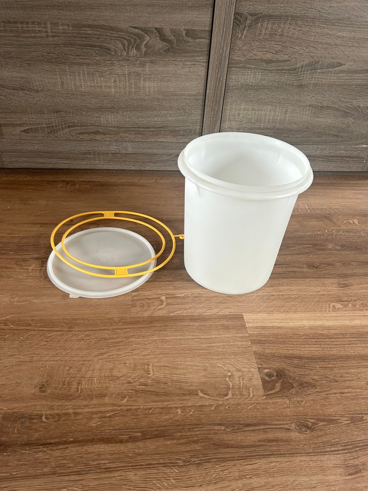 Tupperware wasemmer, Gebruikt, Wit, Ophalen of Verzenden, Emmer