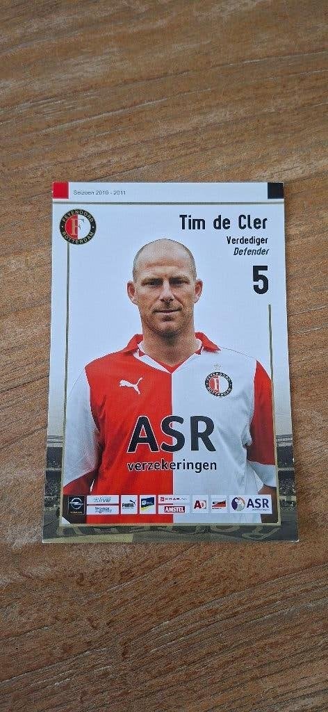 Spelerskaart; Tim de Cler # Feyenoord / Ajax, Ophalen of Verzenden, Nieuw, Feyenoord, Spelerskaart