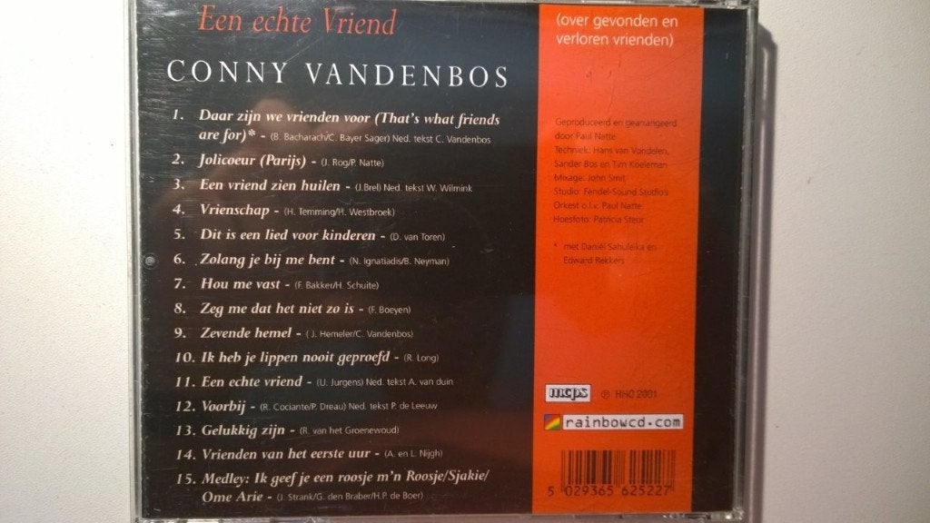 Conny Vandenbos - Een Echte Vriend, Cd's en Dvd's, Ophalen of Verzenden, Zo goed als nieuw, Pop, Album