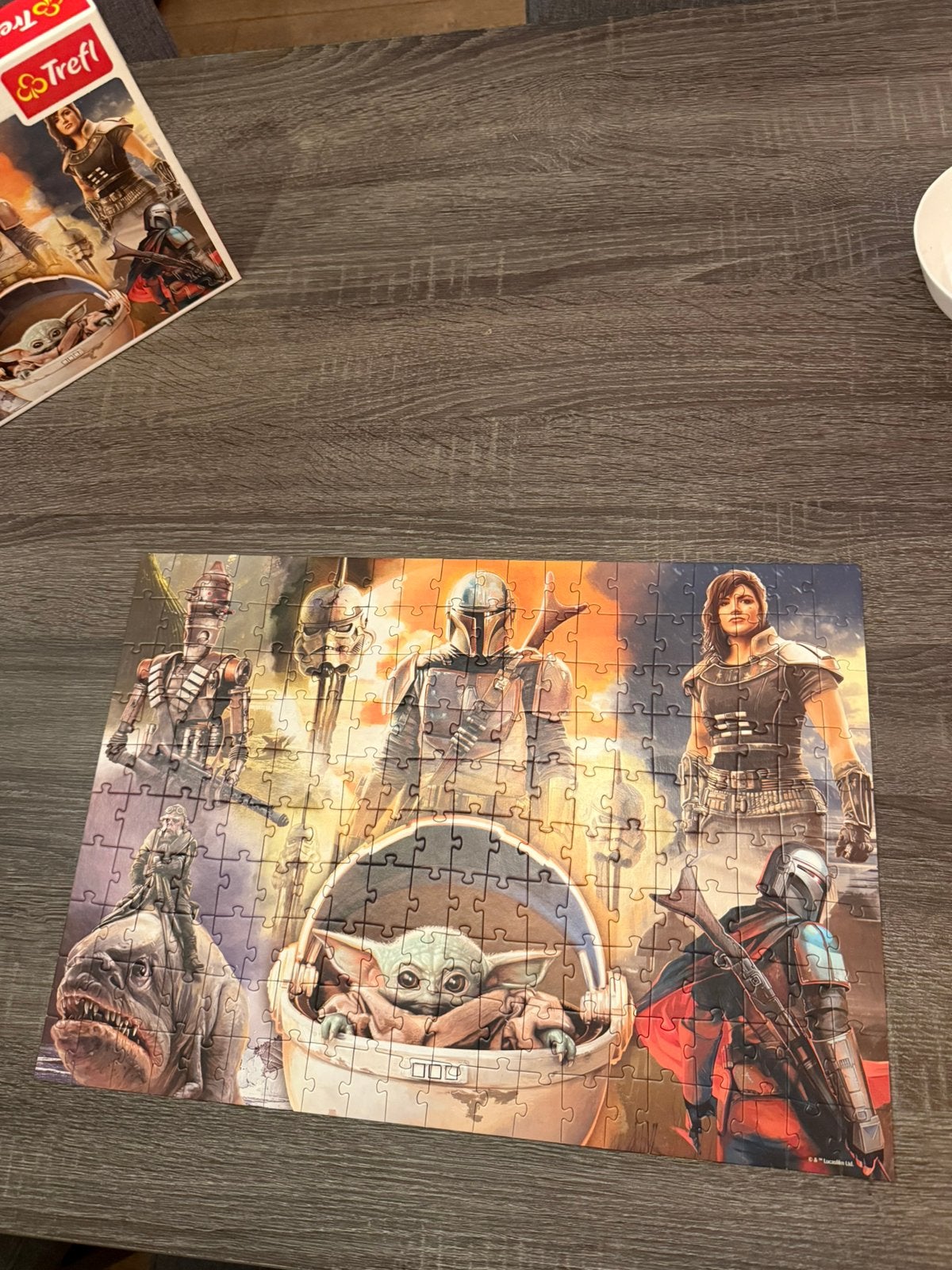 2 complete puzzels Star Wars + Avengers, Ophalen of Verzenden, Meer dan 50 stukjes, Gebruikt, 6 jaar of ouder