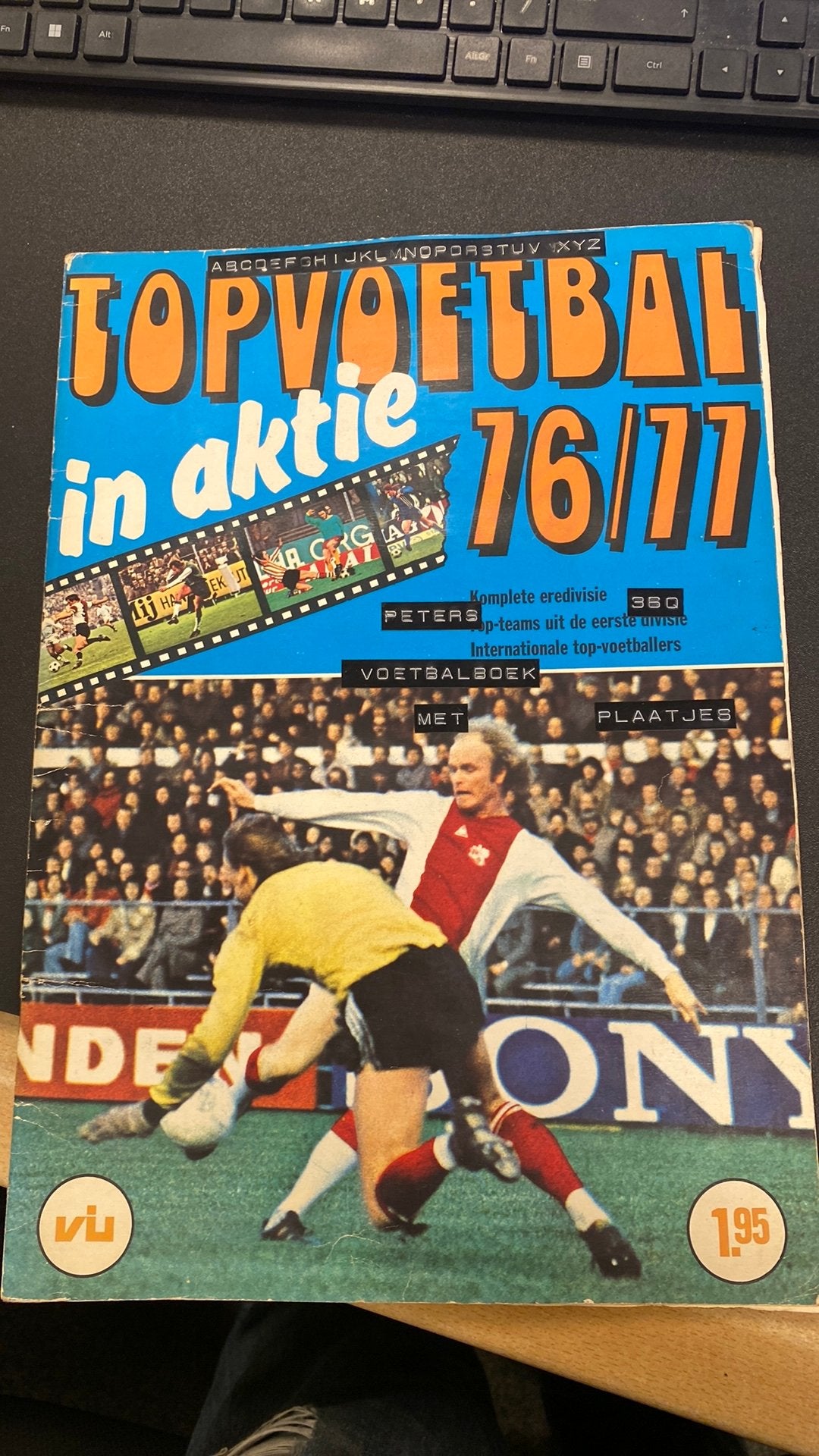 Topvoetbal in aktie 76/77, Ophalen of Verzenden, Gebruikt