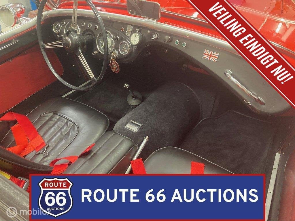 Austin-Healey 100 | 1954 | Route 66 Auctions, Auto's, Oldtimers, Austin, Overige carrosserieën, Zwart, Bedrijf