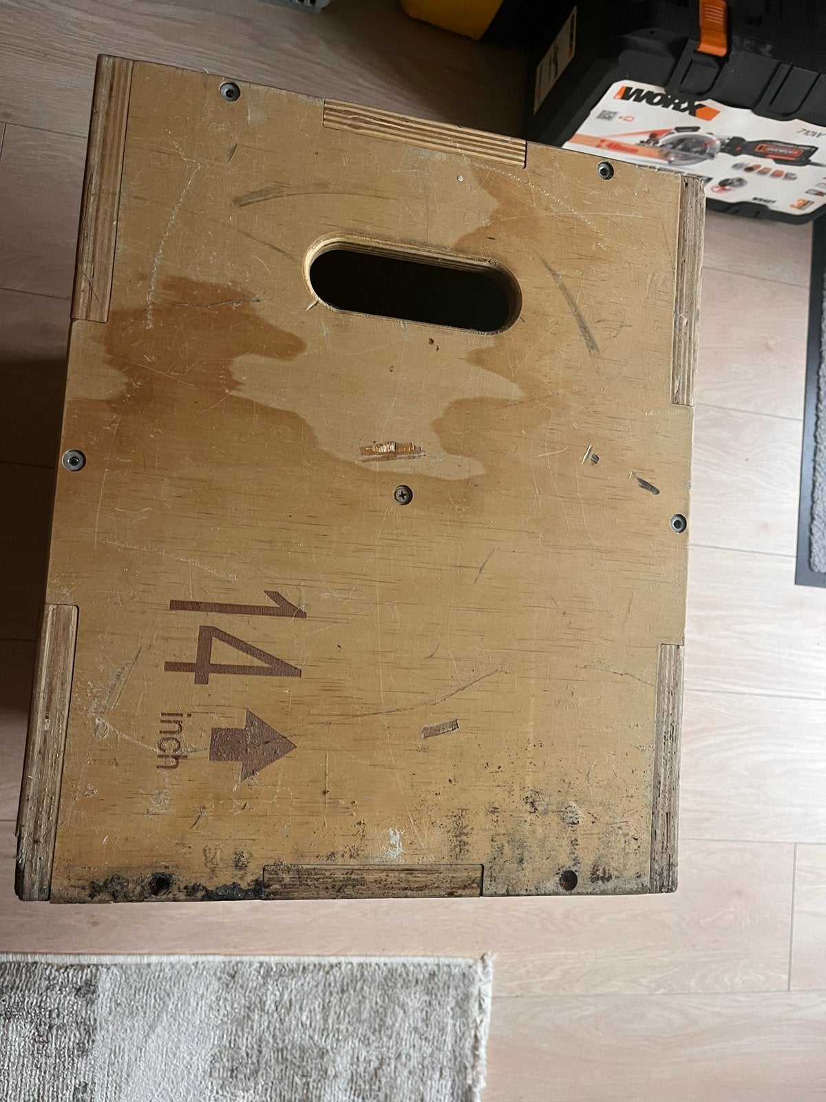 PT Essentials Houten Plyobox - 14, 17, 24 inch, Ophalen, Gebruikt, Benen, Overige typen