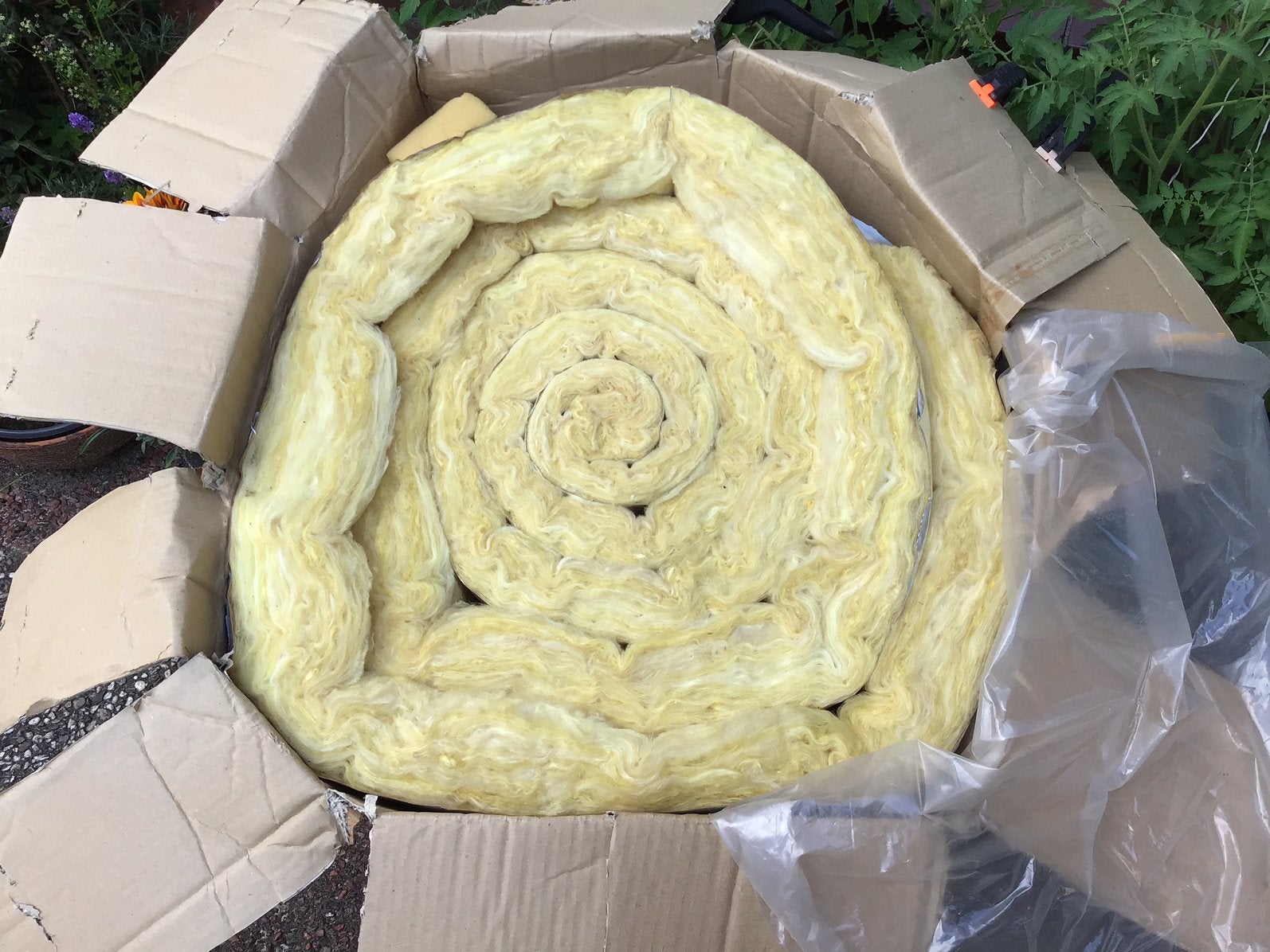 Restant Glaswol isolatie deken., Doe-het-zelf en Verbouw, Isolatie en Afdichting, Ophalen, Nieuw, Glaswol, 12 cm of meer