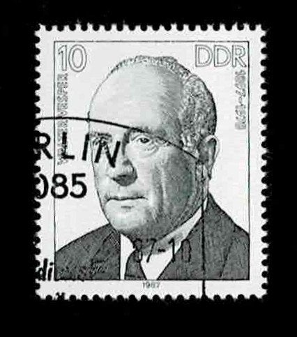 postzegel 2704 DDR Walter Vesper [1897-1978], Postzegels en Munten, Postzegels | Europa | Duitsland, Ophalen of Verzenden, DDR