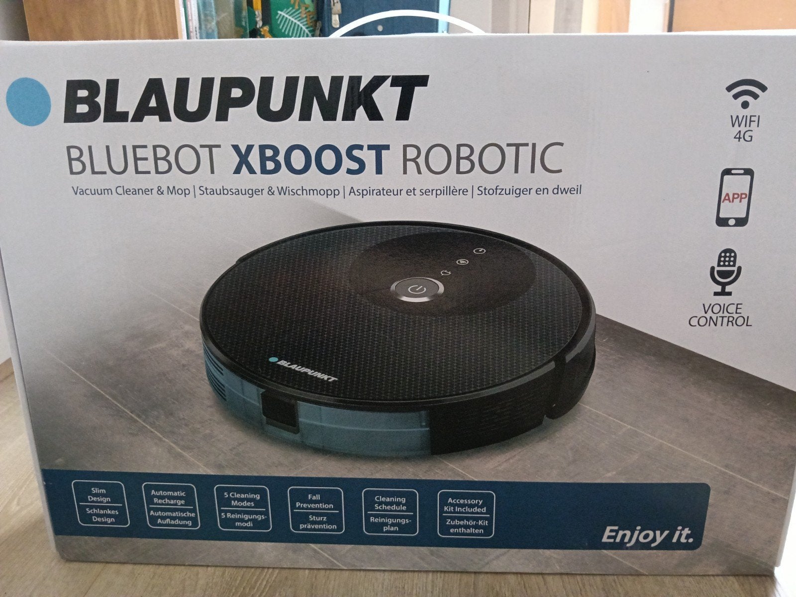 Blaupunkt Bluebot XBOOST Robotstofzuiger & Dweil, Overige merken, Ophalen of Verzenden, Robotstofzuiger, Bedienbaar via app