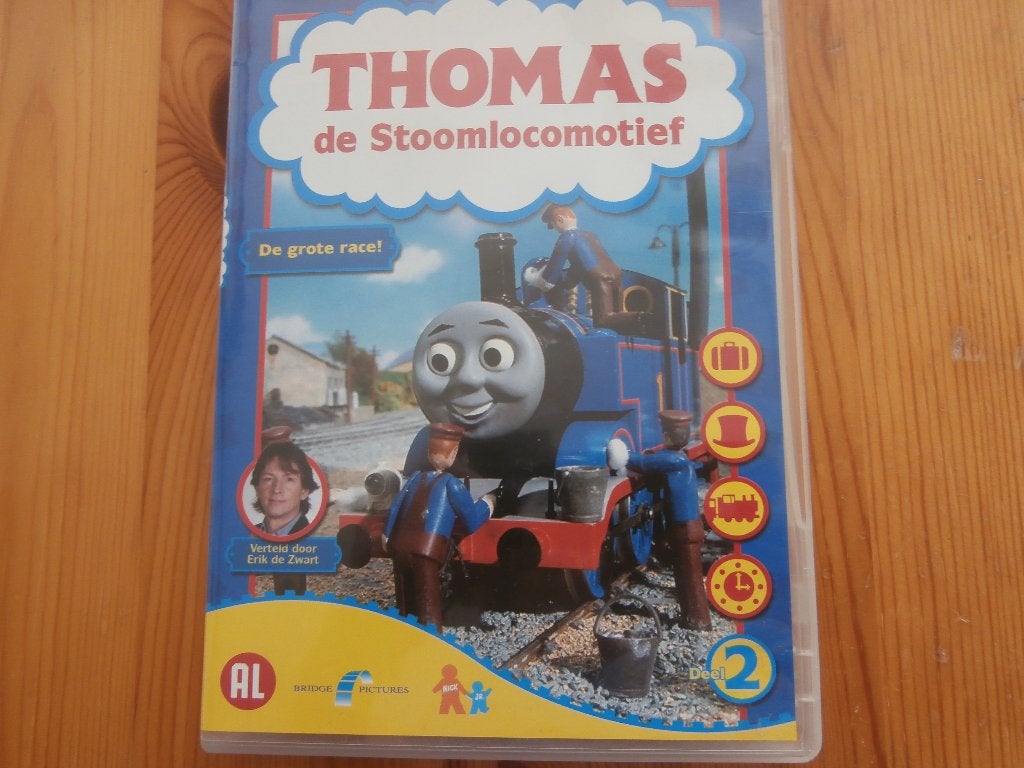 Dvd Thomas de stoomlocomotief 2 De grote race Erik de Zwart, Animatie, Alle leeftijden, Ophalen of Verzenden, Zo goed als nieuw