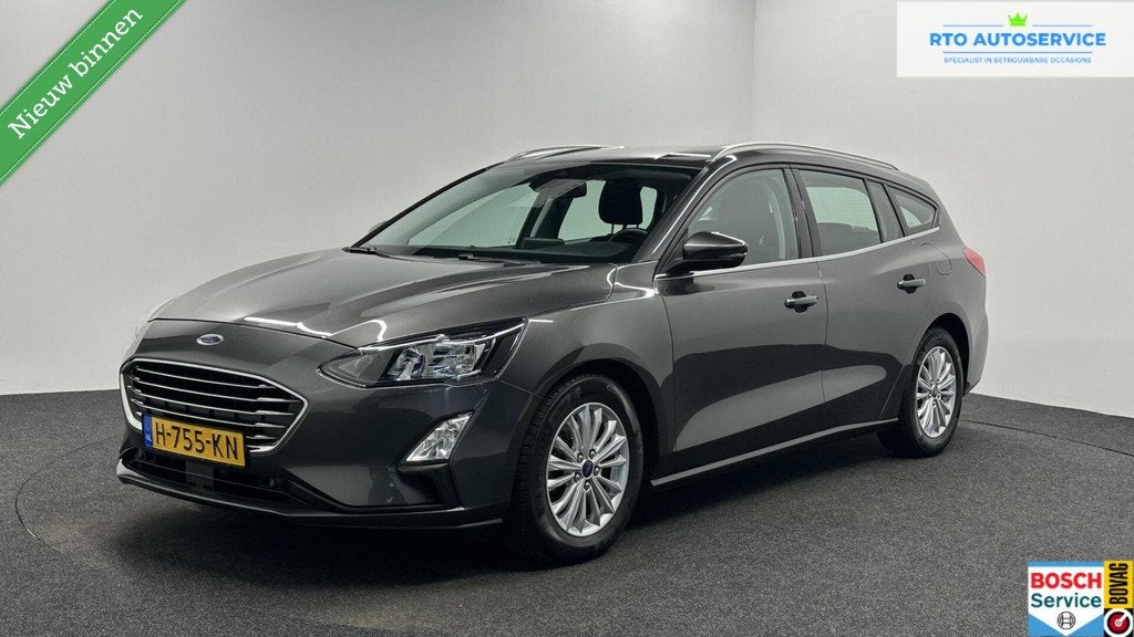 Ford Focus Wagon 1.0 EcoBoost Titanium Business CRUISE LM CA, Gebruikt, Met garantie (alle), Origineel Nederlands, 3 cilinders
