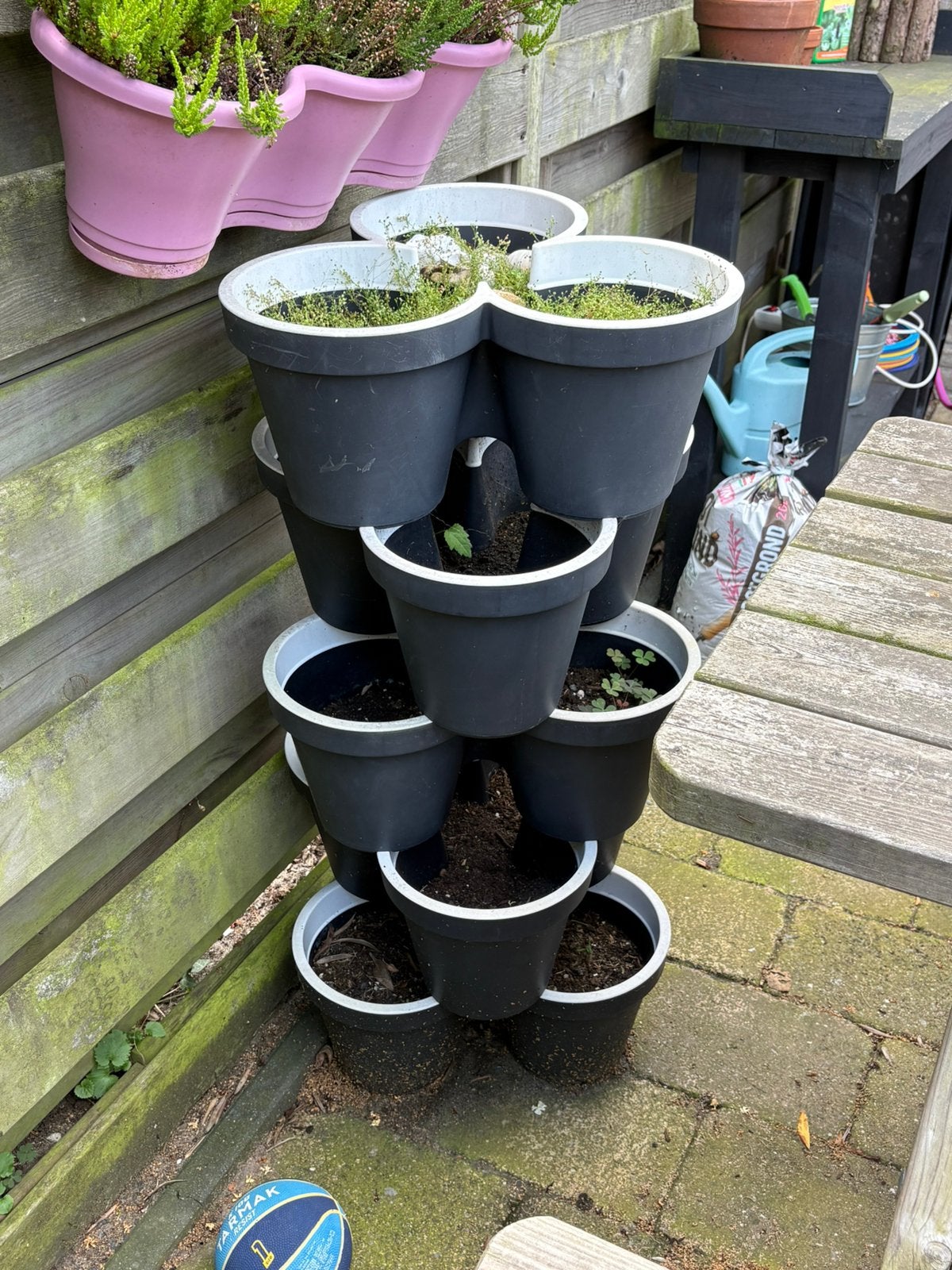 Plantenbak, Kunststof, Minder dan 30 cm, Rond, Ophalen of Verzenden