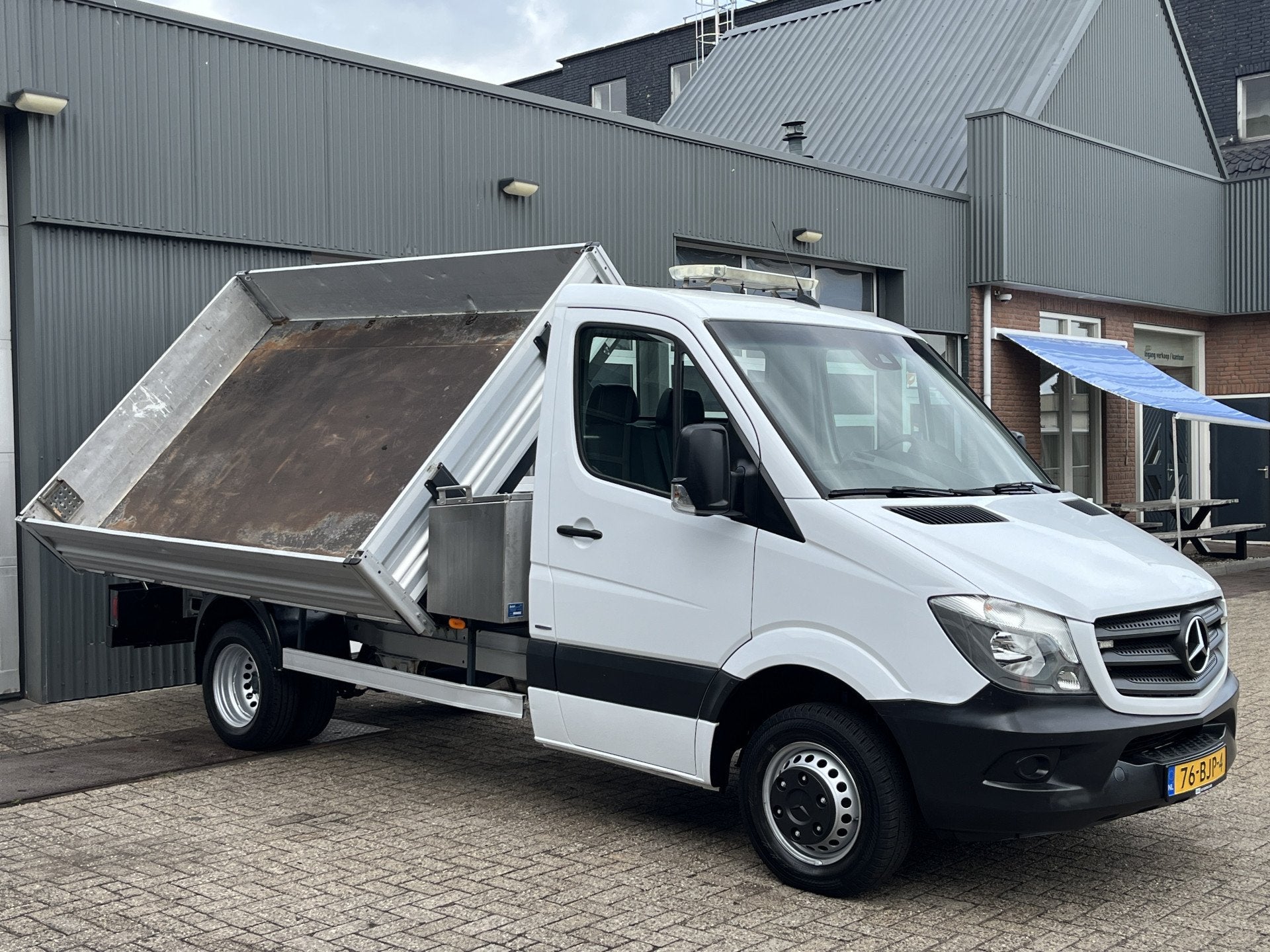 Mercedes-Benz Sprinter 514 CDI 2.2 366 3 zijden Kipper Airco, Auto's, Stof, Gebruikt, Bedrijf, Onderhoudsboekje