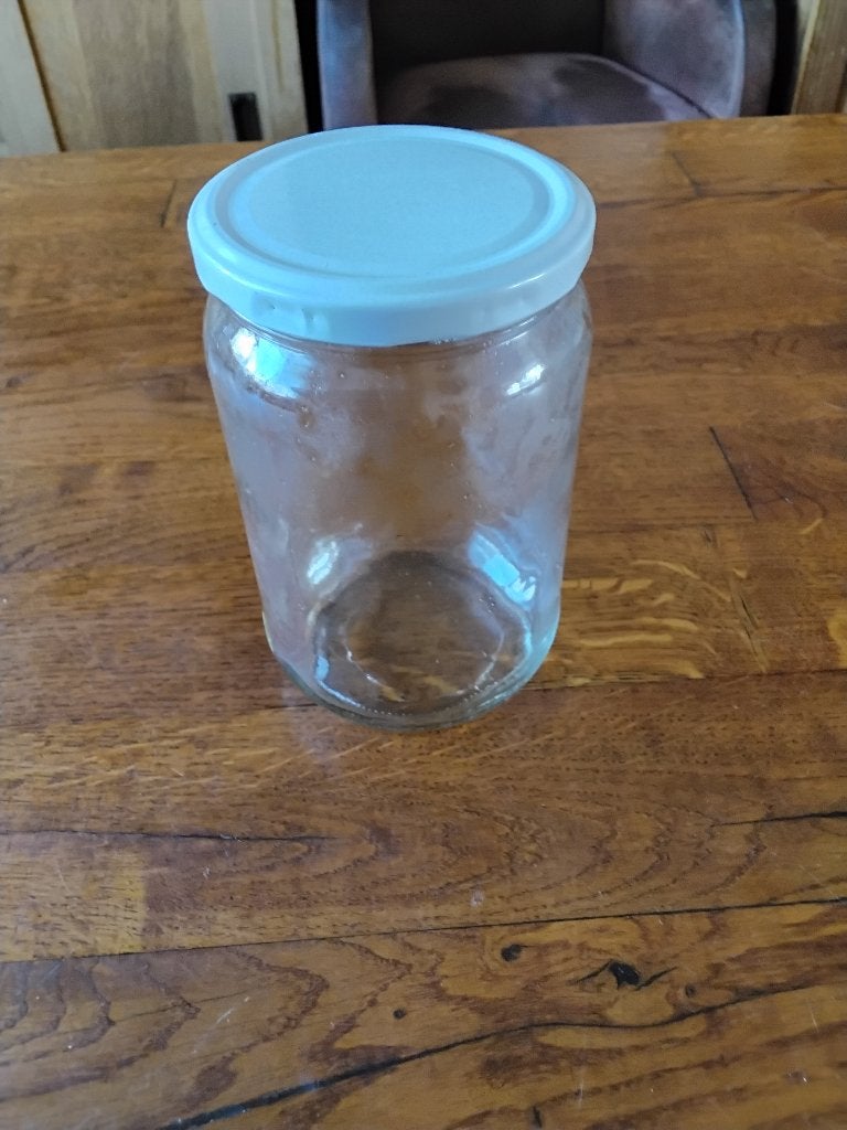 Glazen potten 700ml met deksel, Hobby en Vrije tijd, Knutselen, Ophalen, Gebruikt, Herbruikbaar, Transparant