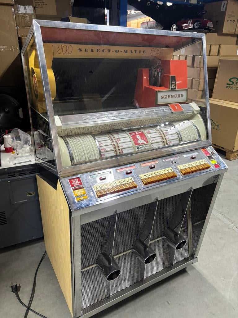 Seeburg KD200 Jukebox, Verzamelen, Automaten | Jukeboxen, Zo goed als nieuw, Seeburg, 1950 tot 1960, Ophalen