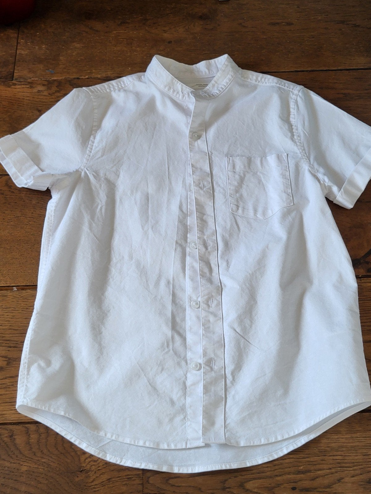 Witte blouse Next maat 140, Ophalen, Overhemd of Blouse, Zo goed als nieuw, Next