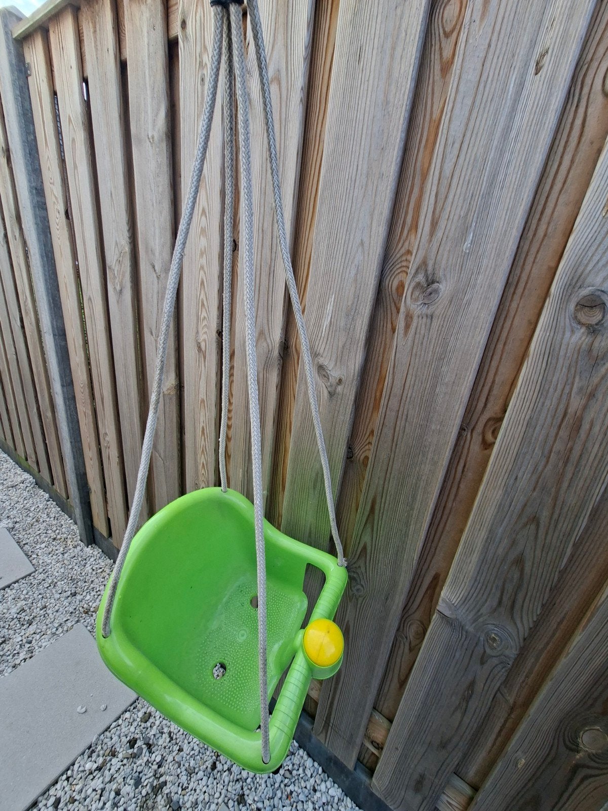 Groene babyschommel voor buiten, Ophalen, Gebruikt, Schommel