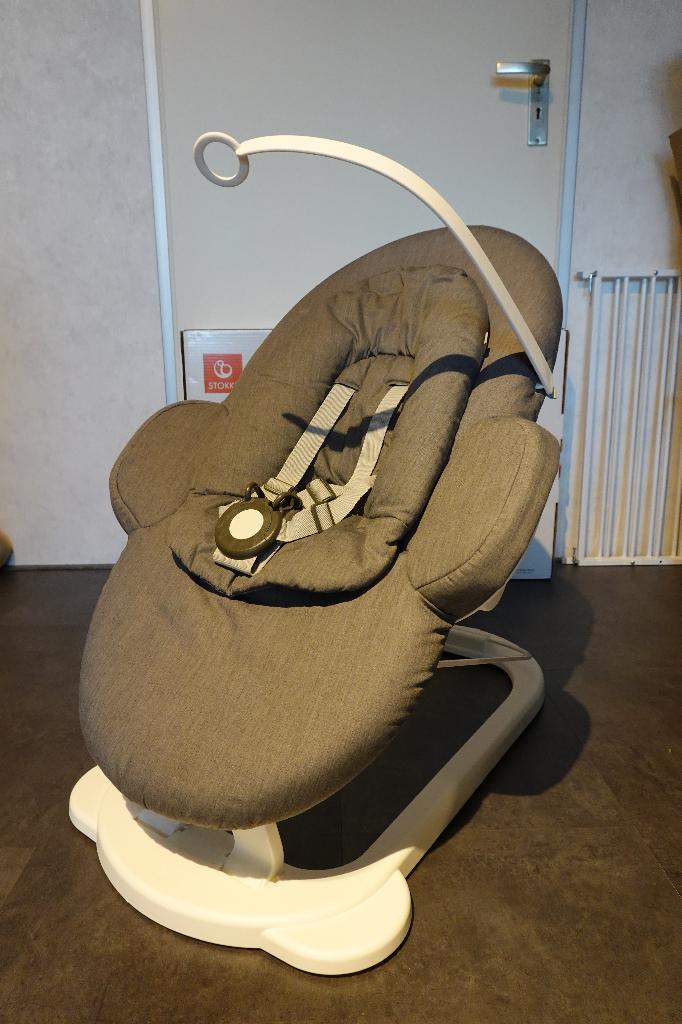Stokke Steps Bouncer Baby Wipstoel Deep Grey Grijs, Overige merken, Verstelbaar, Wipstoel, Ophalen of Verzenden