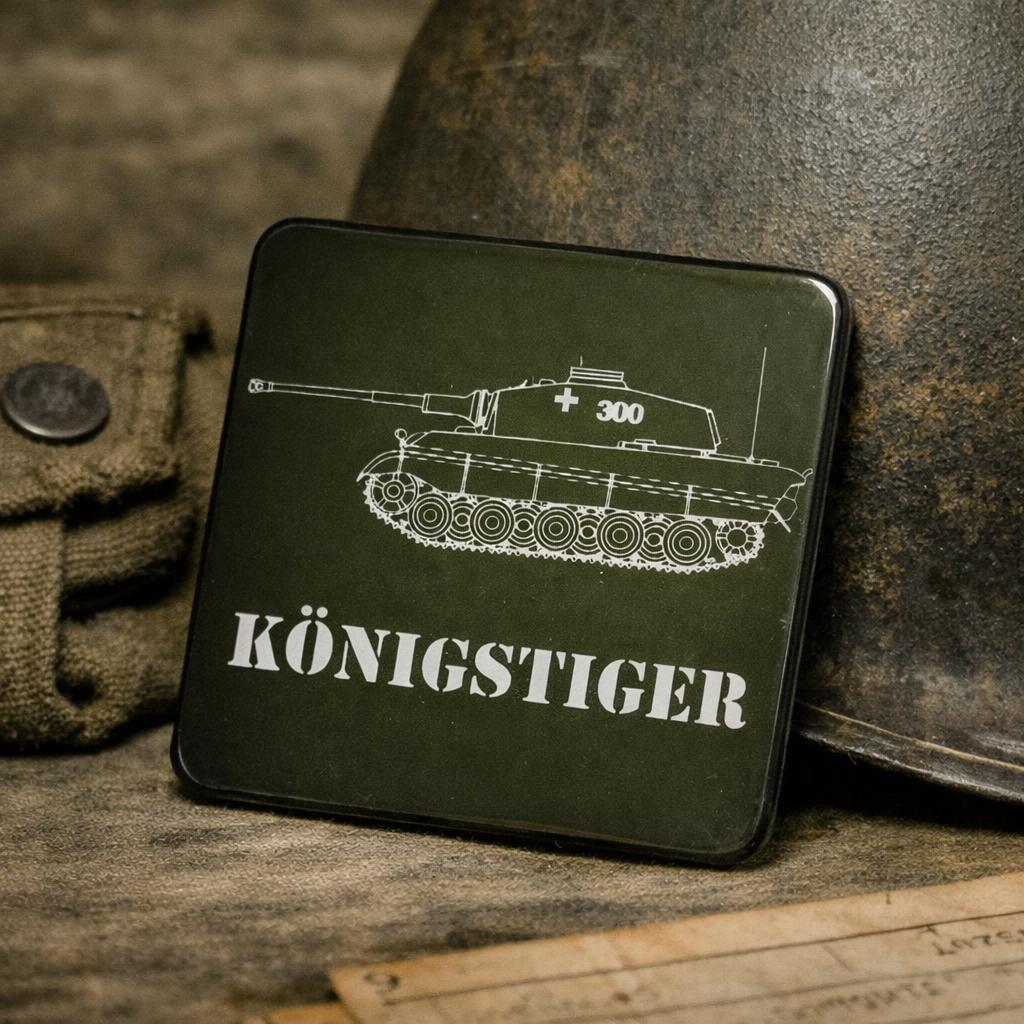 WW2 KonigsTiger magneet - RJ Army, Ophalen of Verzenden, Landmacht, Duitsland, Kunstobject