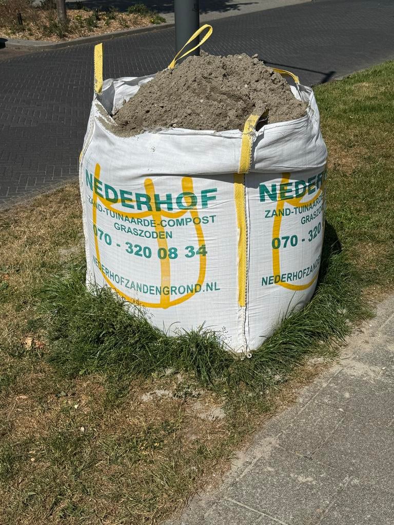 1/2 Big Bag Zand van Nederhof ophoogzand gratis, Ophalen, Ophoogzand