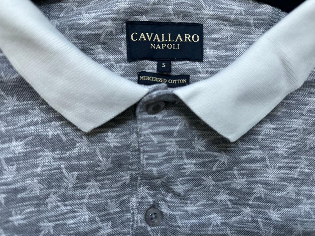 Leuk polo shirt van Cavallaro maat S “””, Ophalen of Verzenden, Zo goed als nieuw, Maat 46 (S) of kleiner, Grijs