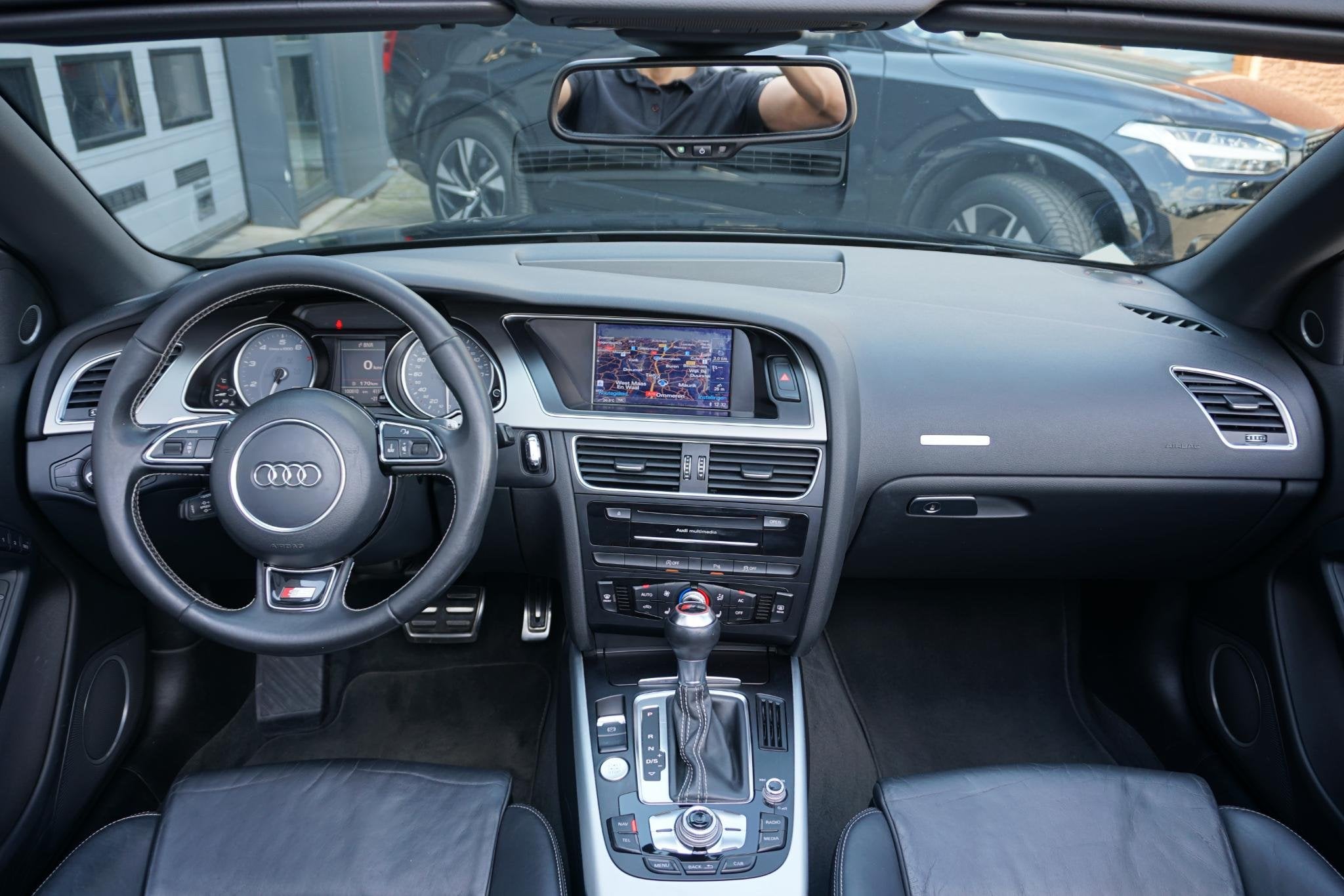 Audi A5 Cabriolet 3.0 TFSI S5 quattro Pro Line + B&O / CAMER, Automaat, Euro 5, Gebruikt, Zwart