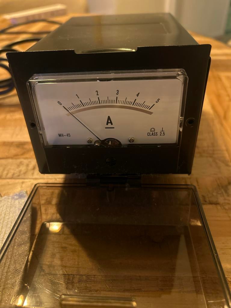Analoge Ampèremeter MH-45 Klasse 2.5, Ophalen, Gebruikt, Elektriciteit