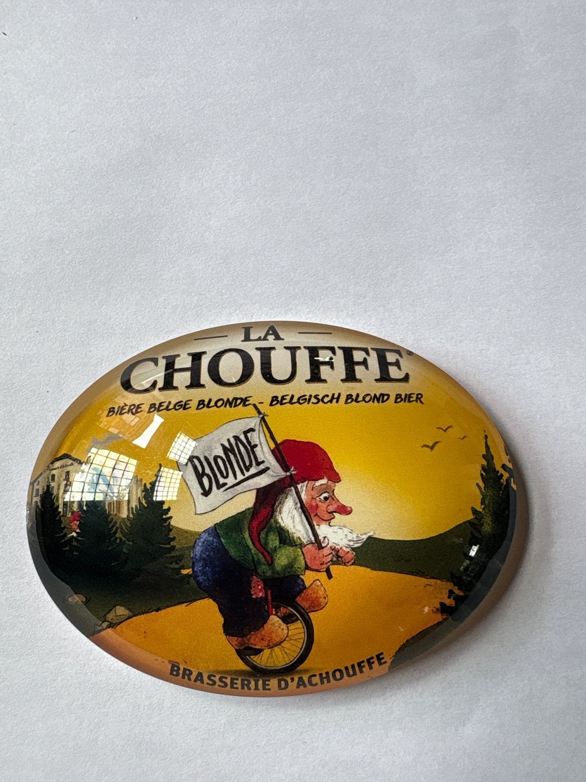 Bolle taplens van La Chouffe, nieuw en ongebruikt, Verzamelen, Biermerken, Ophalen of Verzenden, Nieuw, Overige typen, Overige merken