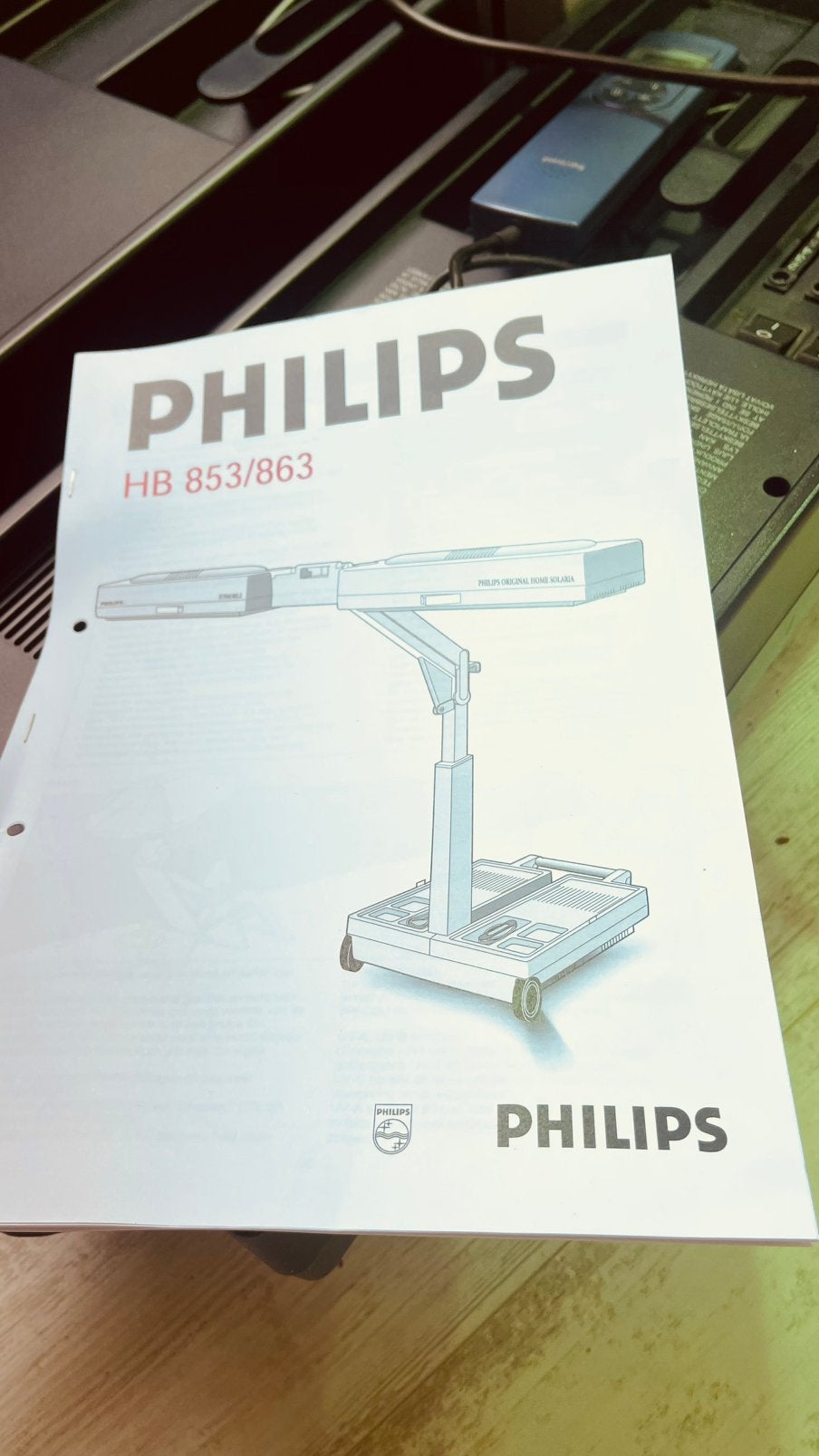 Philips home solaria inklapbaar, Ophalen, Zo goed als nieuw, Zonnebank enkelzijdig, Minder dan 10 lampen