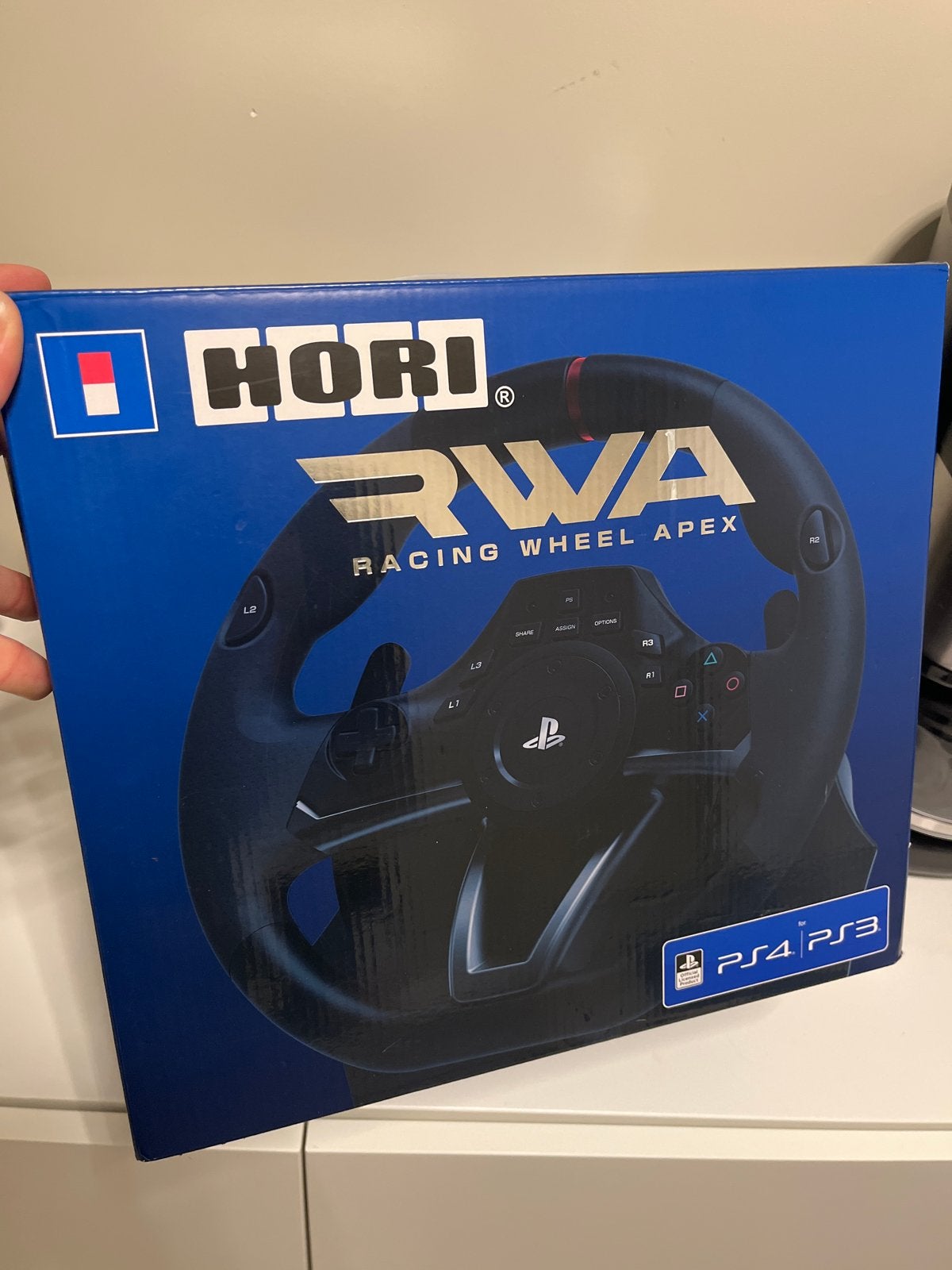 Hori Racing Wheel APEX - PS3/PS4/PC - vrijwel nieuw in doos, Ophalen of Verzenden, Zo goed als nieuw, Stuur of Pedalen, PlayStation 3