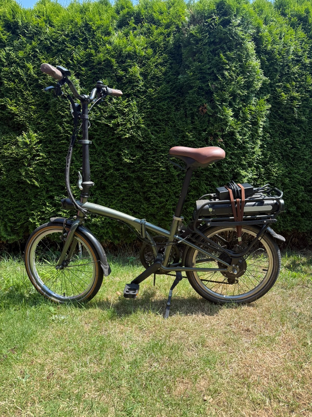 Btwin efold 500, Fietsen en Brommers, Fietsen | Vouwfietsen, Ophalen, Zo goed als nieuw, 20 inch of meer, Versnellingen