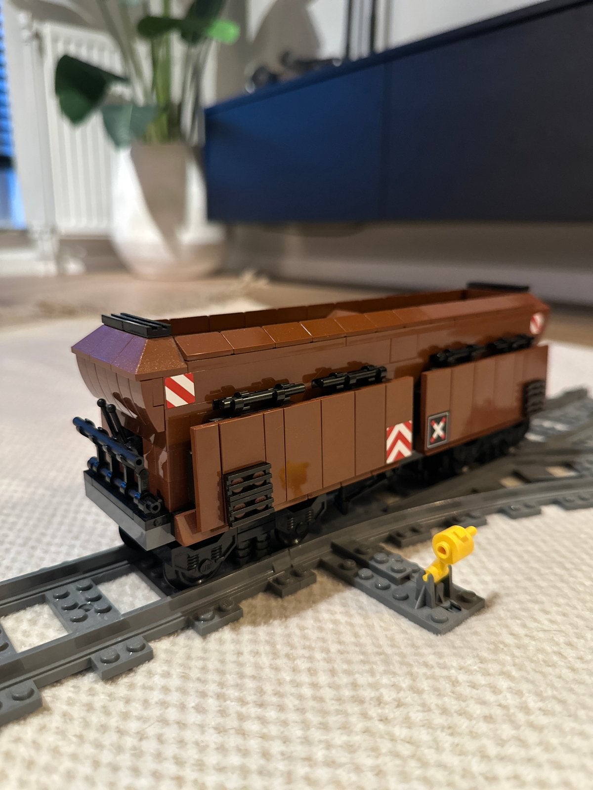 LEGO MOC hopperwagon, Ophalen of Verzenden, Zo goed als nieuw