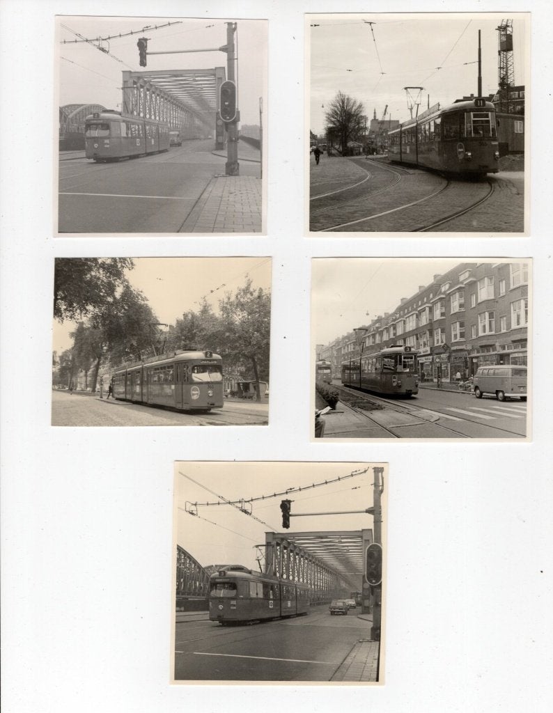 Rotterdam Tram RET Düwags 21, Verzenden, Gebruikt, Tram, Kaart of Prent