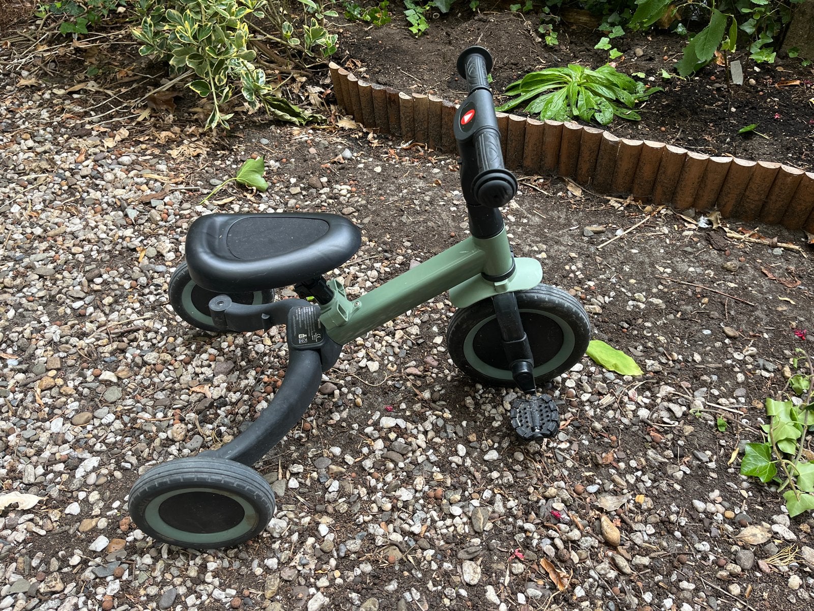 Kinder driewieler/loopfiets - Topmark, Ophalen, Gebruikt, Velgrem, Verstelbare zitting