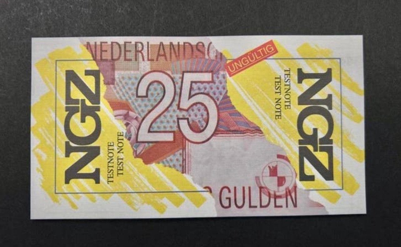Test Biljet, Ophalen of Verzenden, 25 gulden