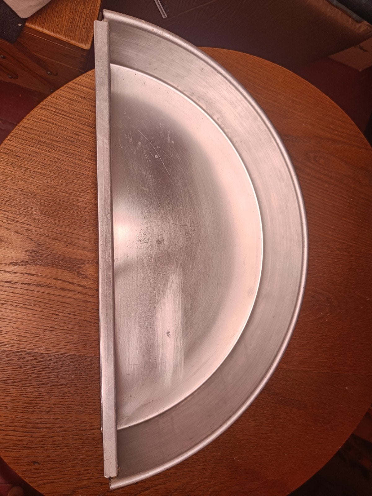 Halve bakvorm voor taart van 40 cm - Magic Line USA, Ophalen of Verzenden, Zo goed als nieuw, Taarten, Bakvorm