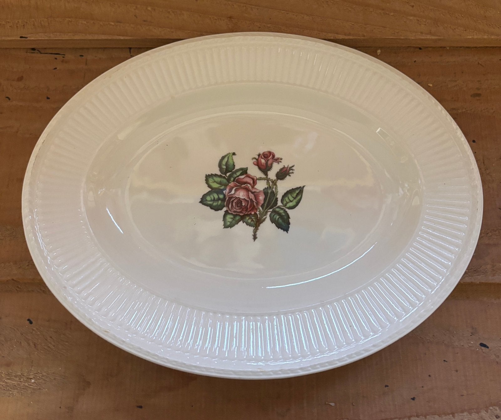 Wedgwood Moss Rose serveerschaal, Ophalen of Verzenden